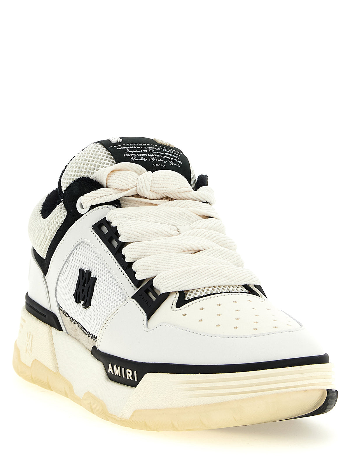 Amiri Bicolor-Sneakers aus Kalbsleder
