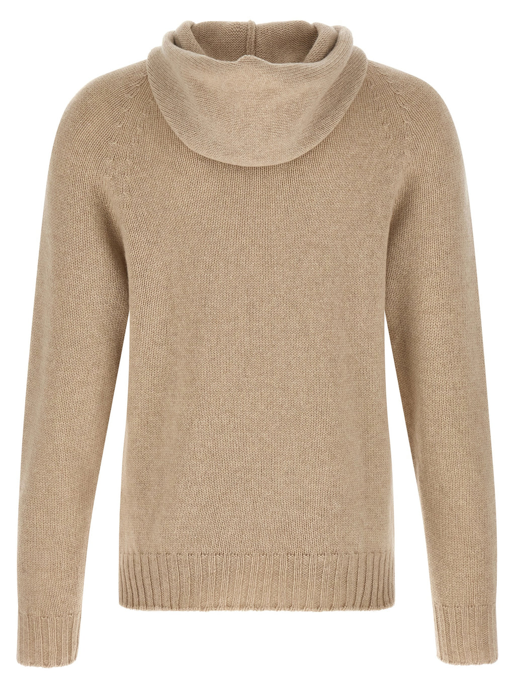 MA'RY'YA Beige Cashmere Cardigan