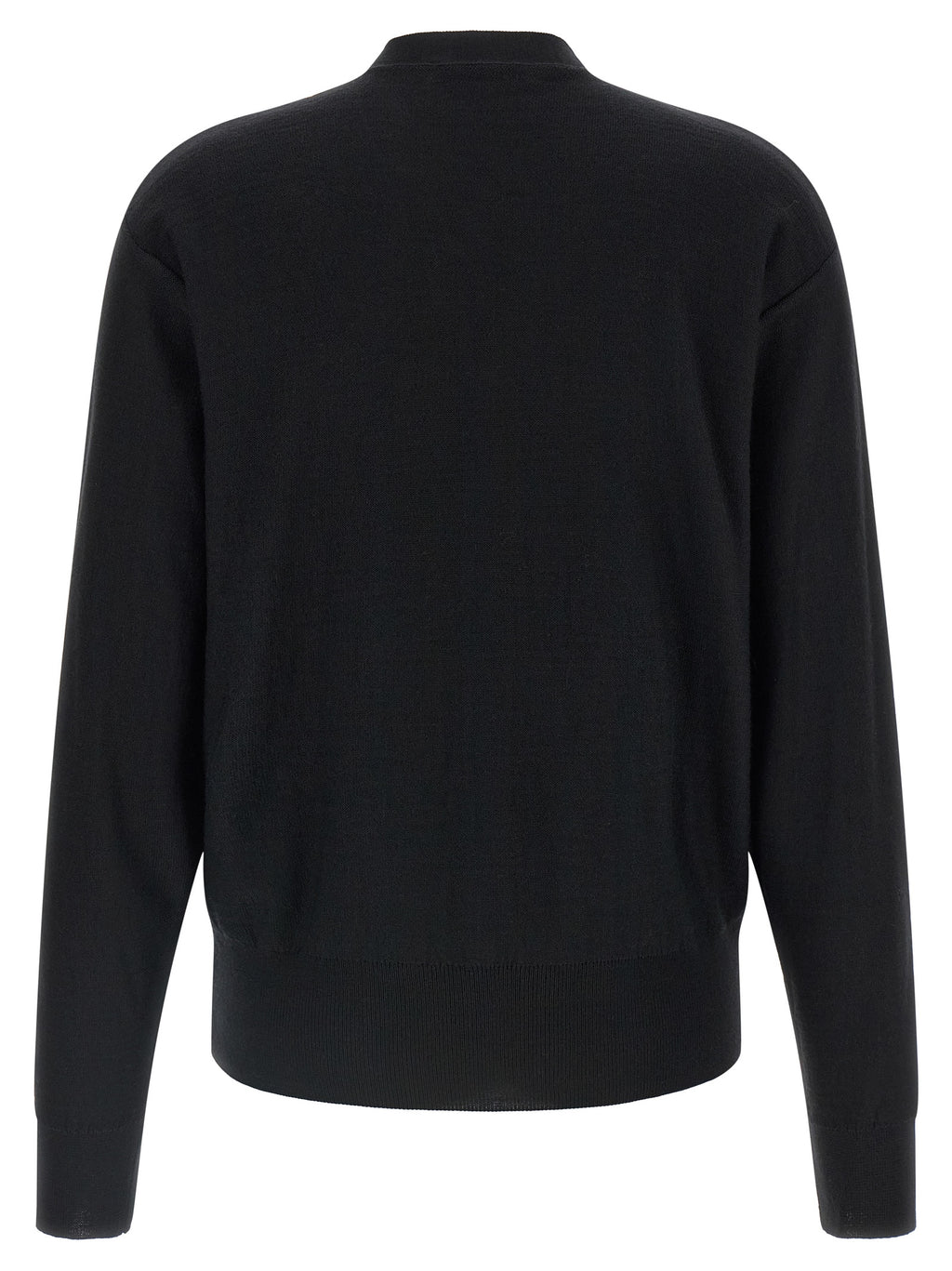 Lemaire Black Wool Cardigan