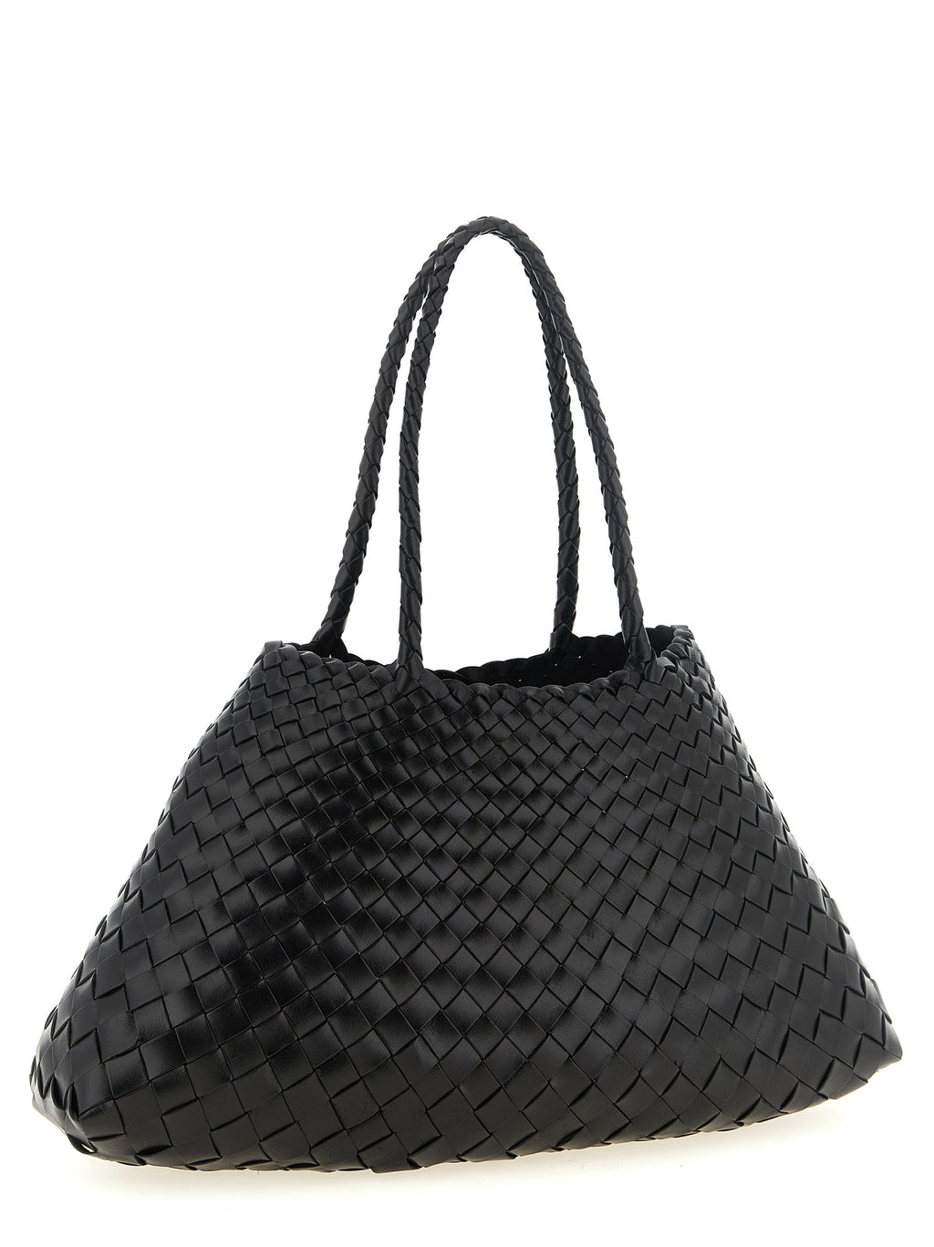 Dragon Diffusion Schultertasche aus schwarzem Kalbsleder