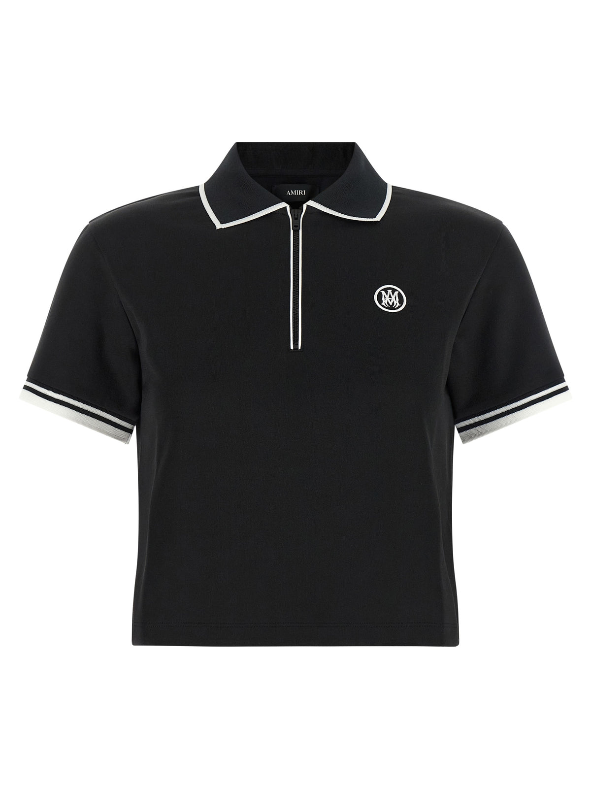 Amiri Polohemd aus schwarzem Polyester
