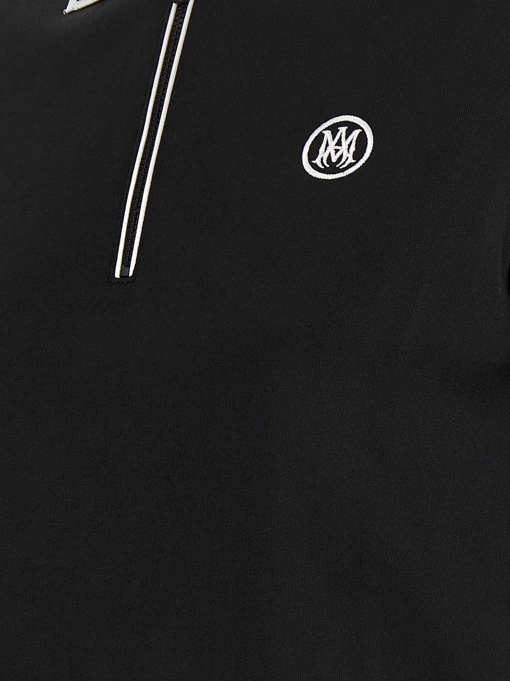 Amiri Polohemd aus schwarzem Polyester