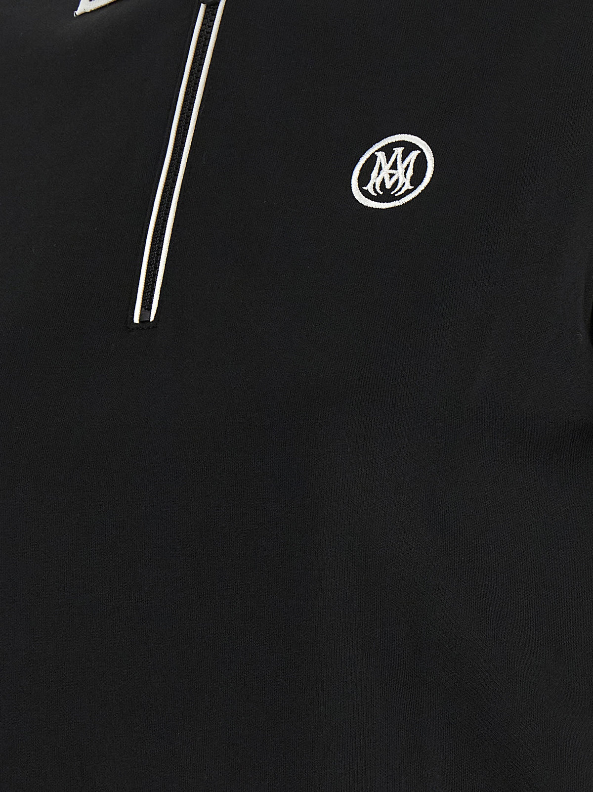 Amiri Polohemd aus schwarzem Polyester