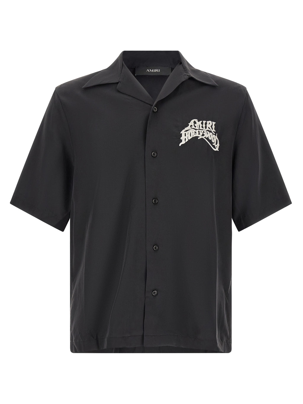 Amiri Bluse aus schwarzem Modal
