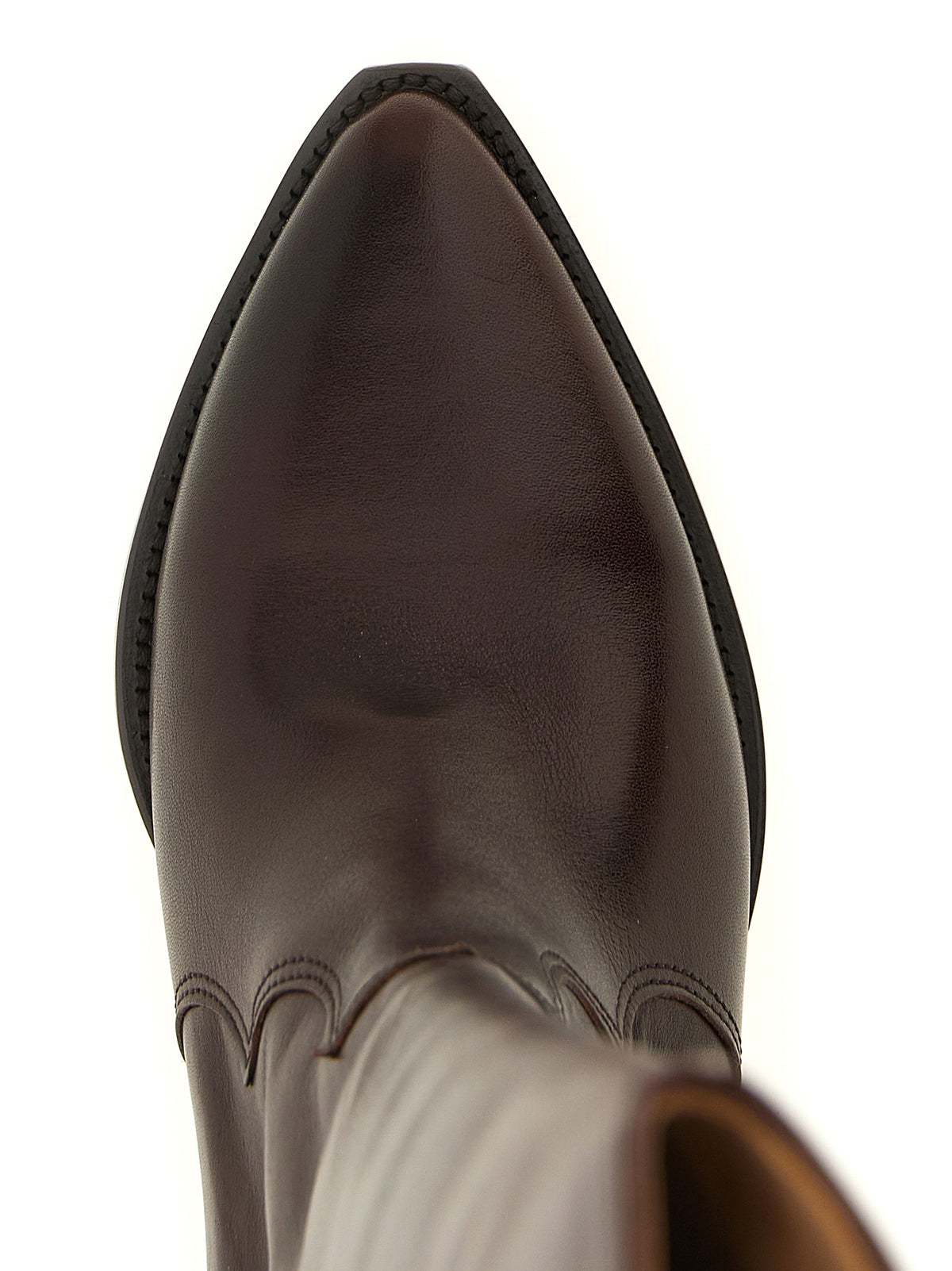 Isabel Marant Bordeaux Overknee aus Rindsleder