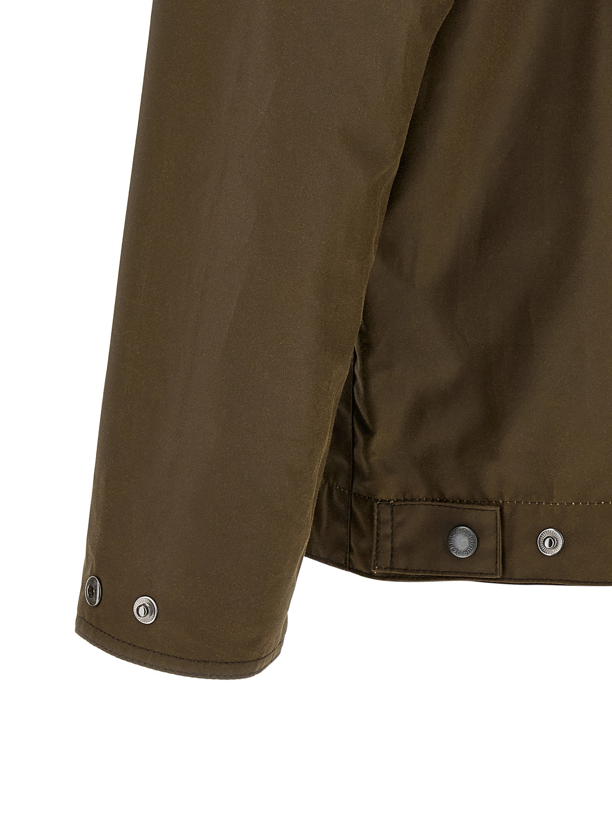 Barbour braune Baumwolljacke, knöchellang