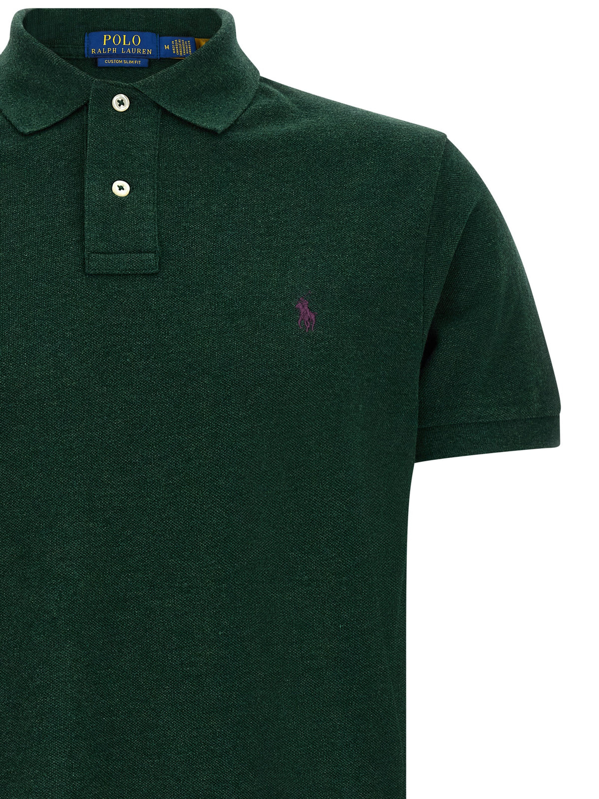 Polo Ralph Lauren Zweifarbiges Baumwoll-Poloshirt