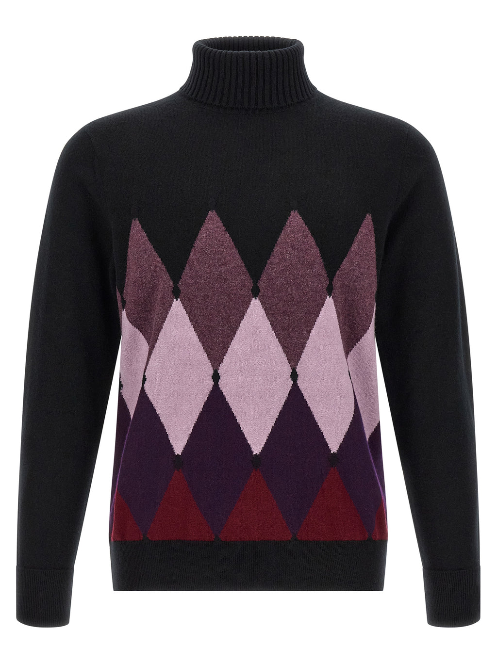 Ballantyne Schwarzer Kaschmir-Cardigan