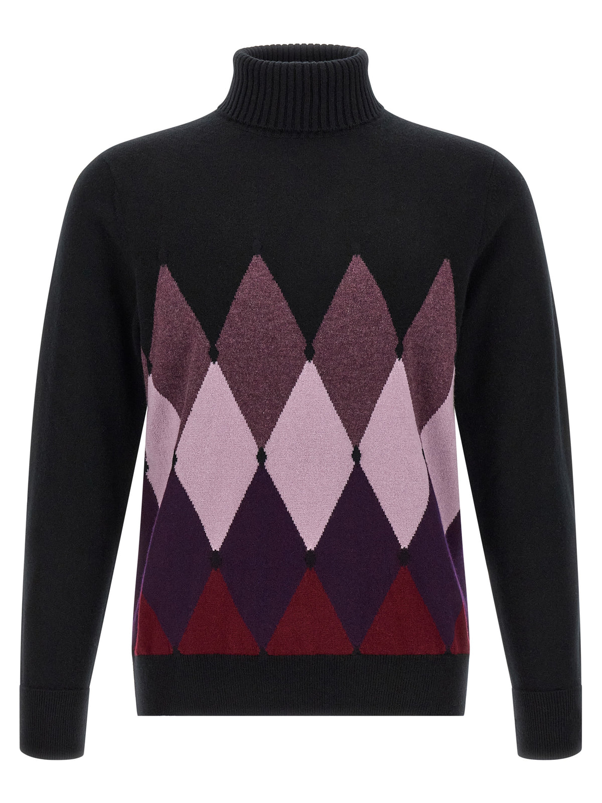 Ballantyne Schwarzer Kaschmir-Cardigan