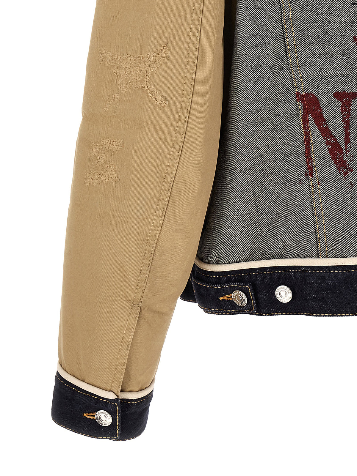 Dsquared² Beige Baumwoll-Jeansjacke