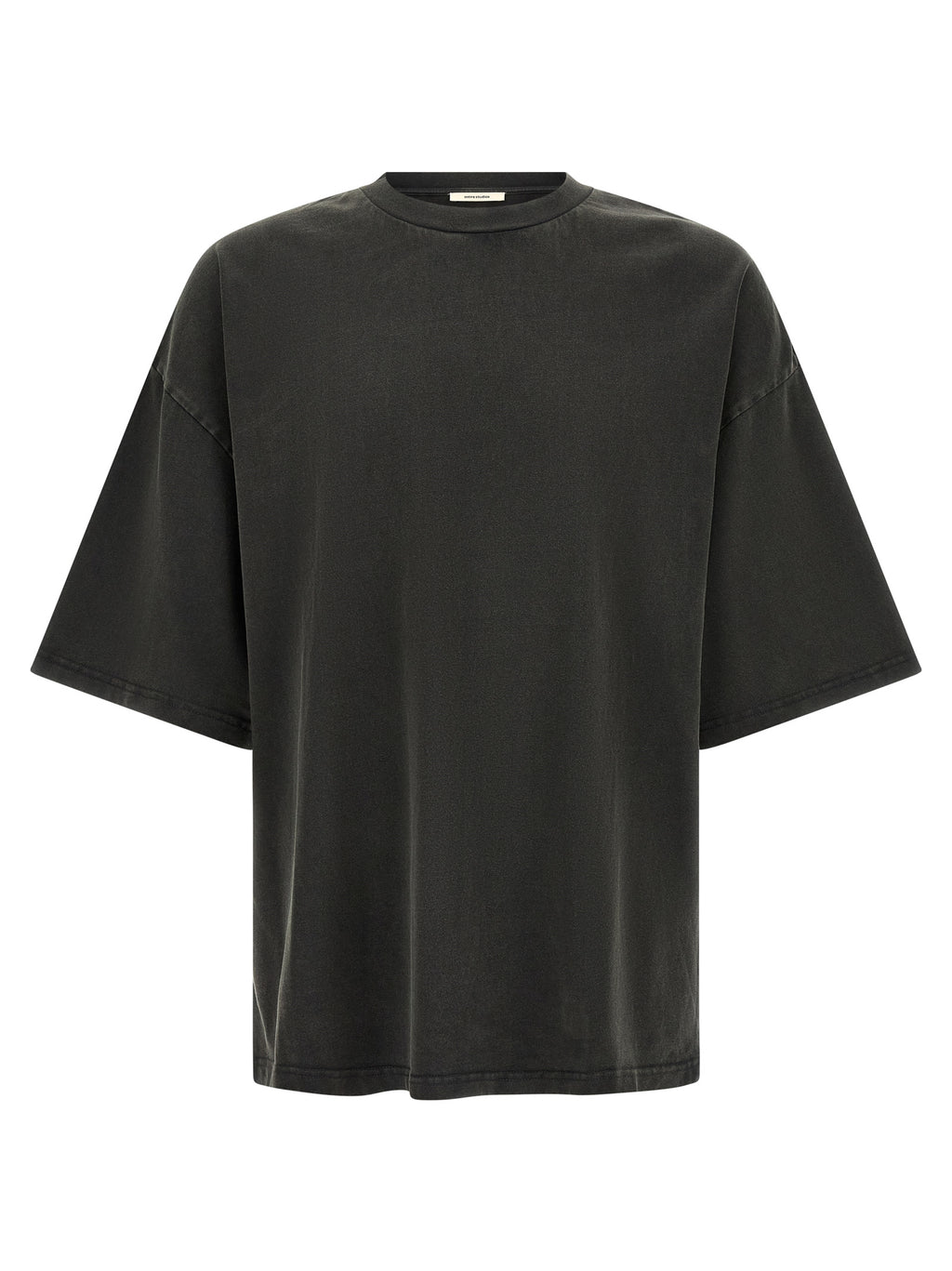 Entire Studios Schwarzes Baumwoll-T-Shirt