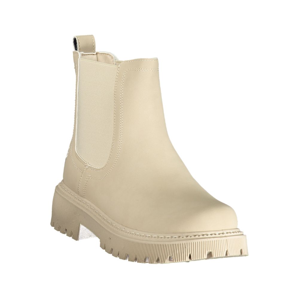 U.S. POLO ASSN. Beige Damen-Stiefeletten aus Polyurethan