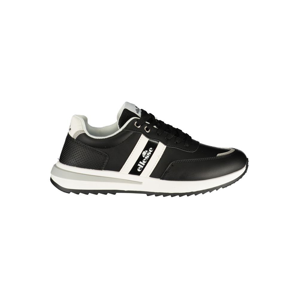 Ellesse Schwarze Polyurethan-Herren-Sneaker