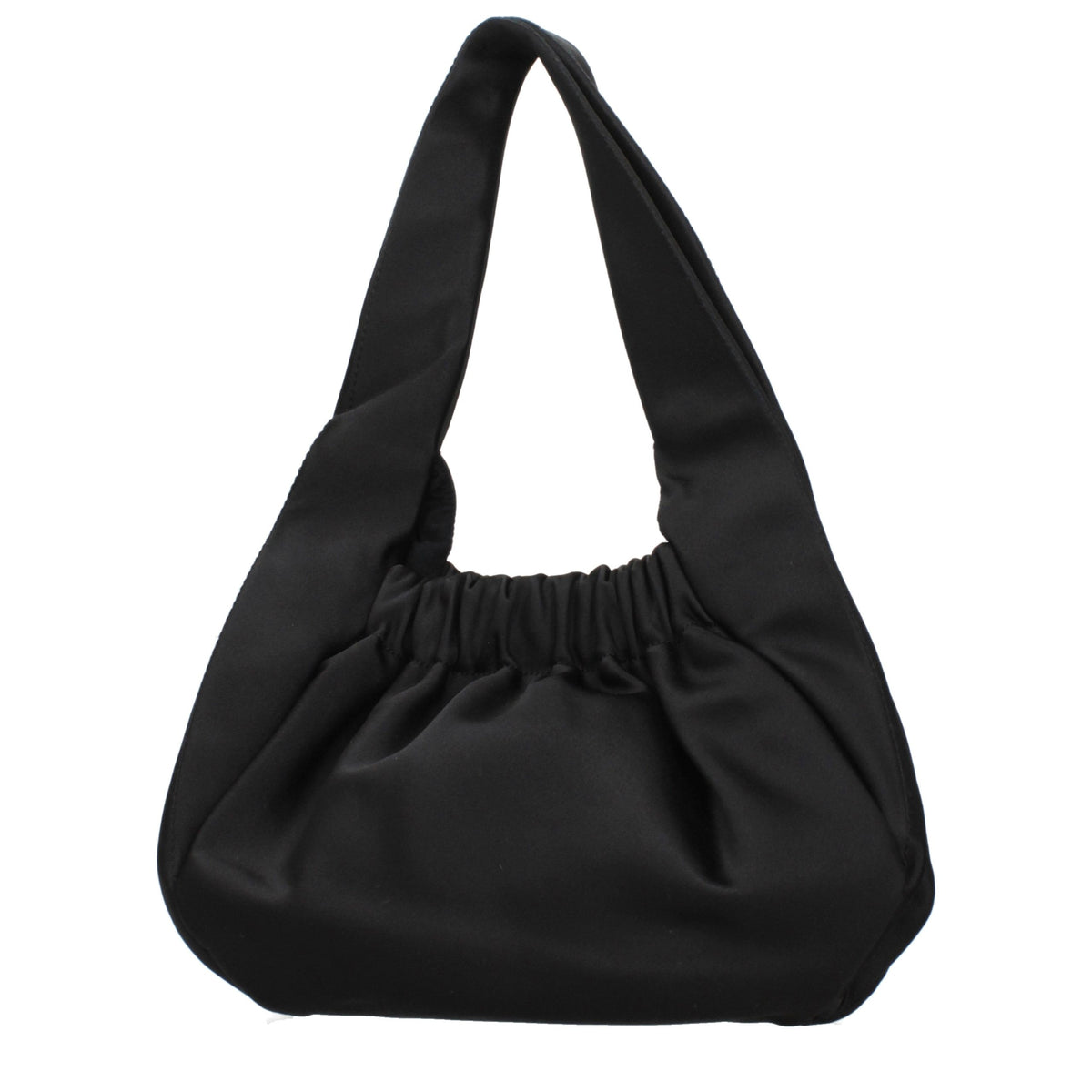 Patou Schwarze Stoffhandtasche