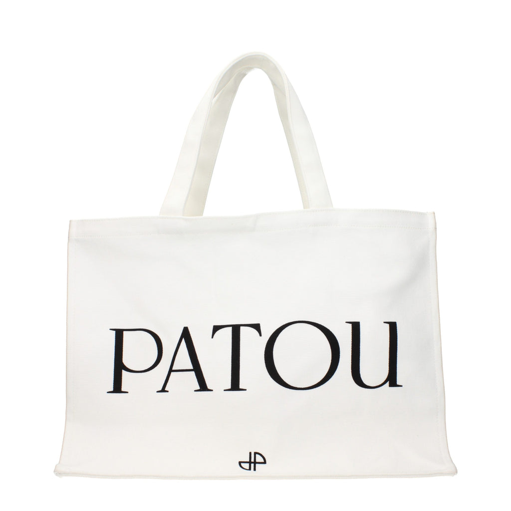 Patou Handtasche aus weißem Stoff
