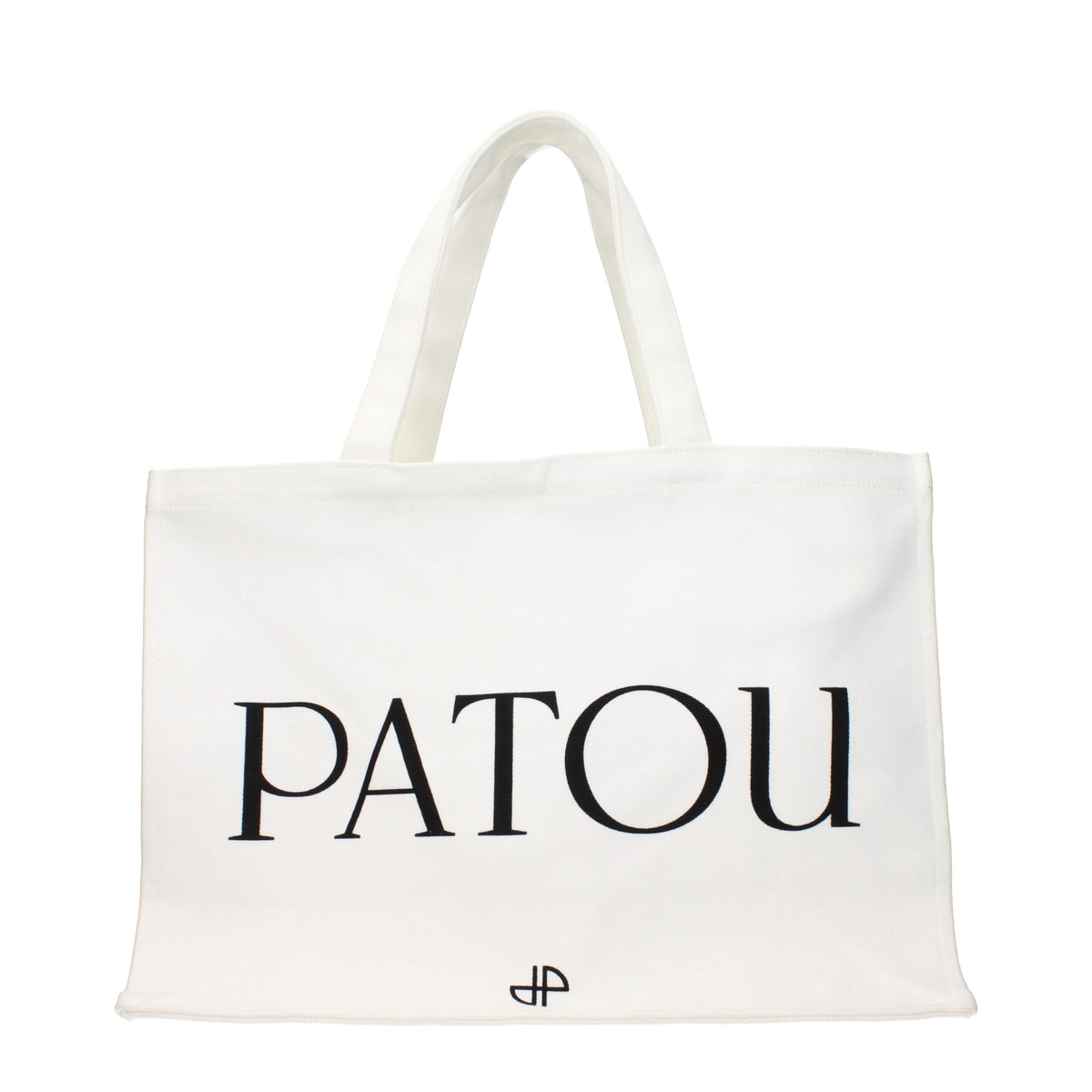 Patou Handtasche aus weißem Stoff