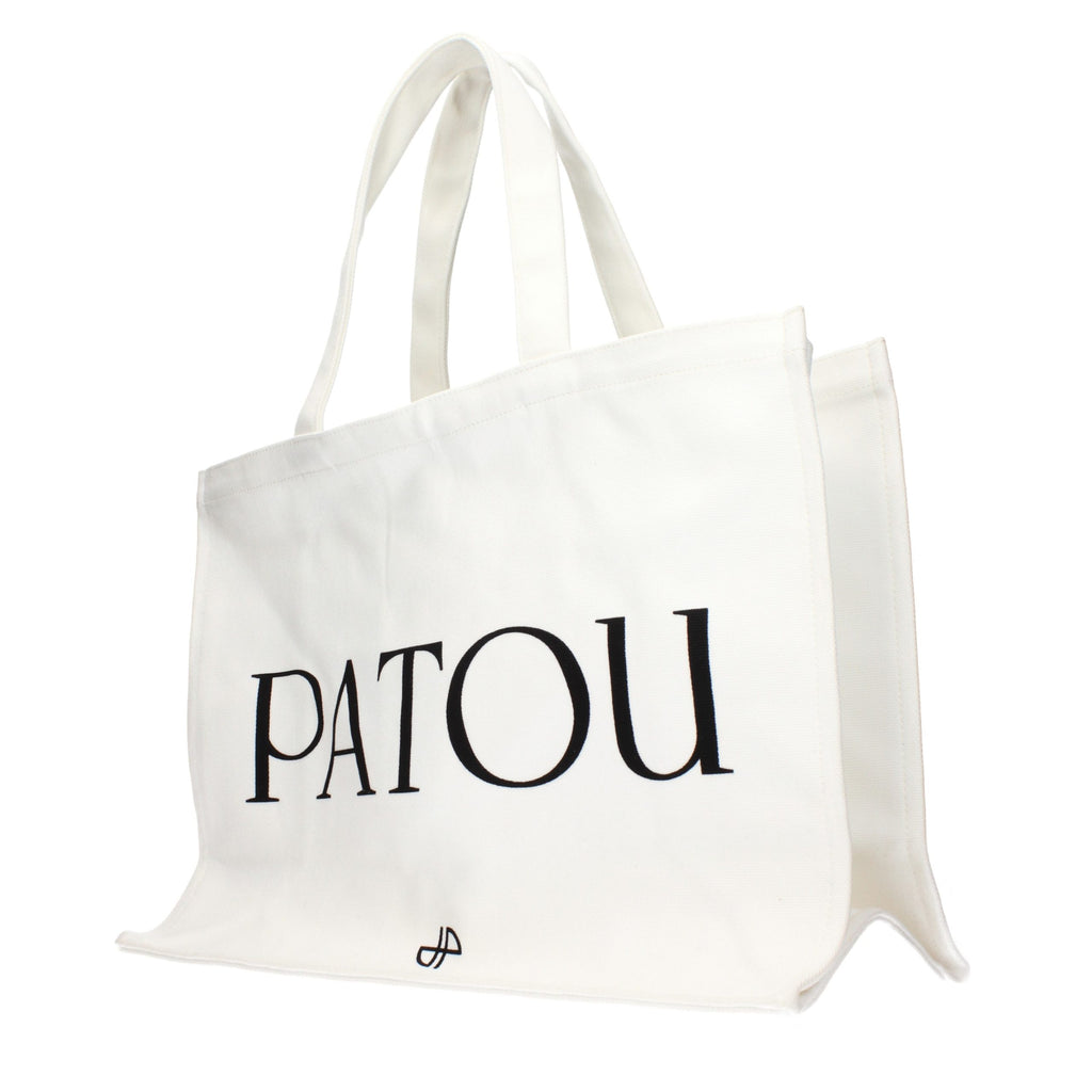 Patou Handtasche aus weißem Stoff