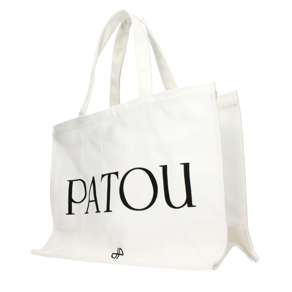 Patou Handtasche aus weißem Stoff