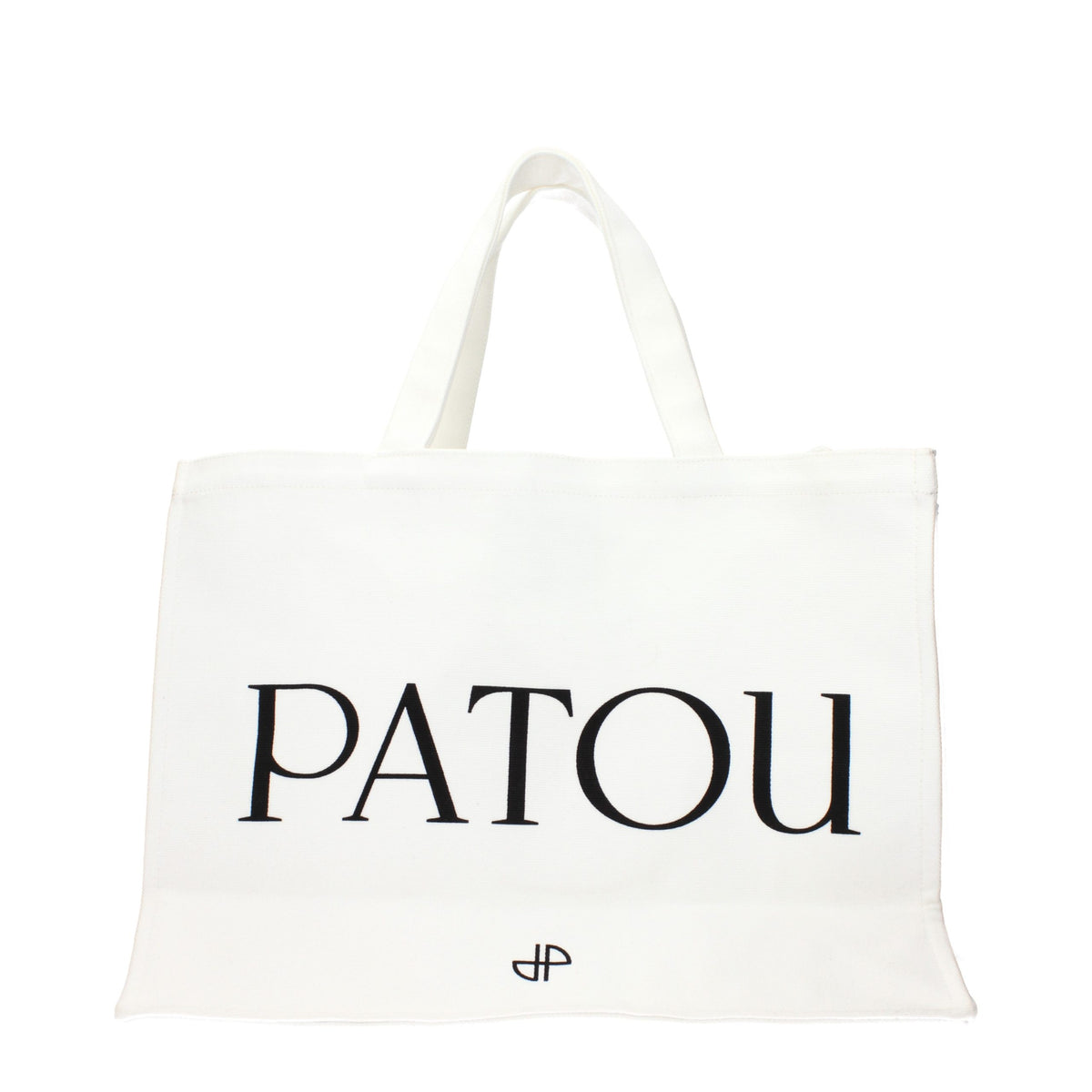 Patou Handtasche aus weißem Stoff
