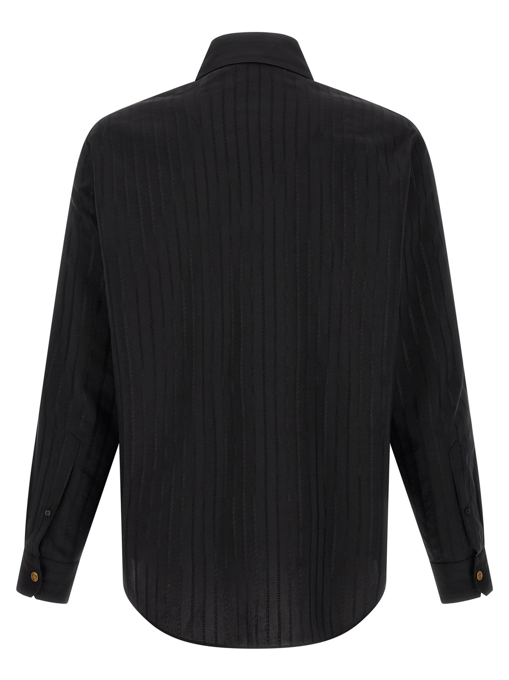 Versace Bluse aus schwarzer Baumwolle