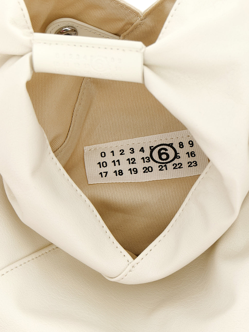 MM6 Maison Margiela Umhängetasche aus weißem Polyethylen
