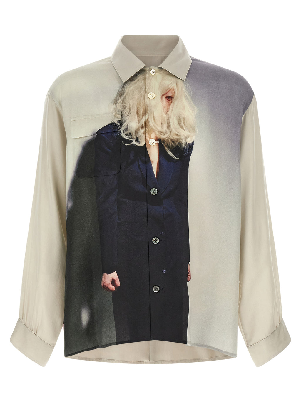 Undercover Beige Viskosebluse