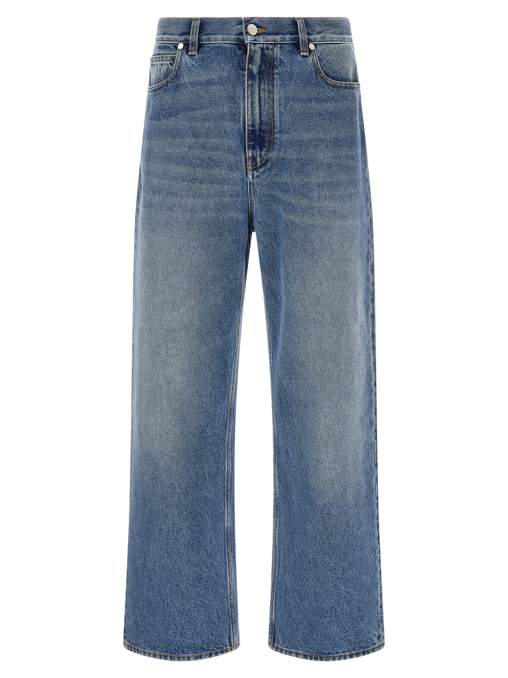 Fendi Relaxed Fit Jeans aus blauer Baumwolle