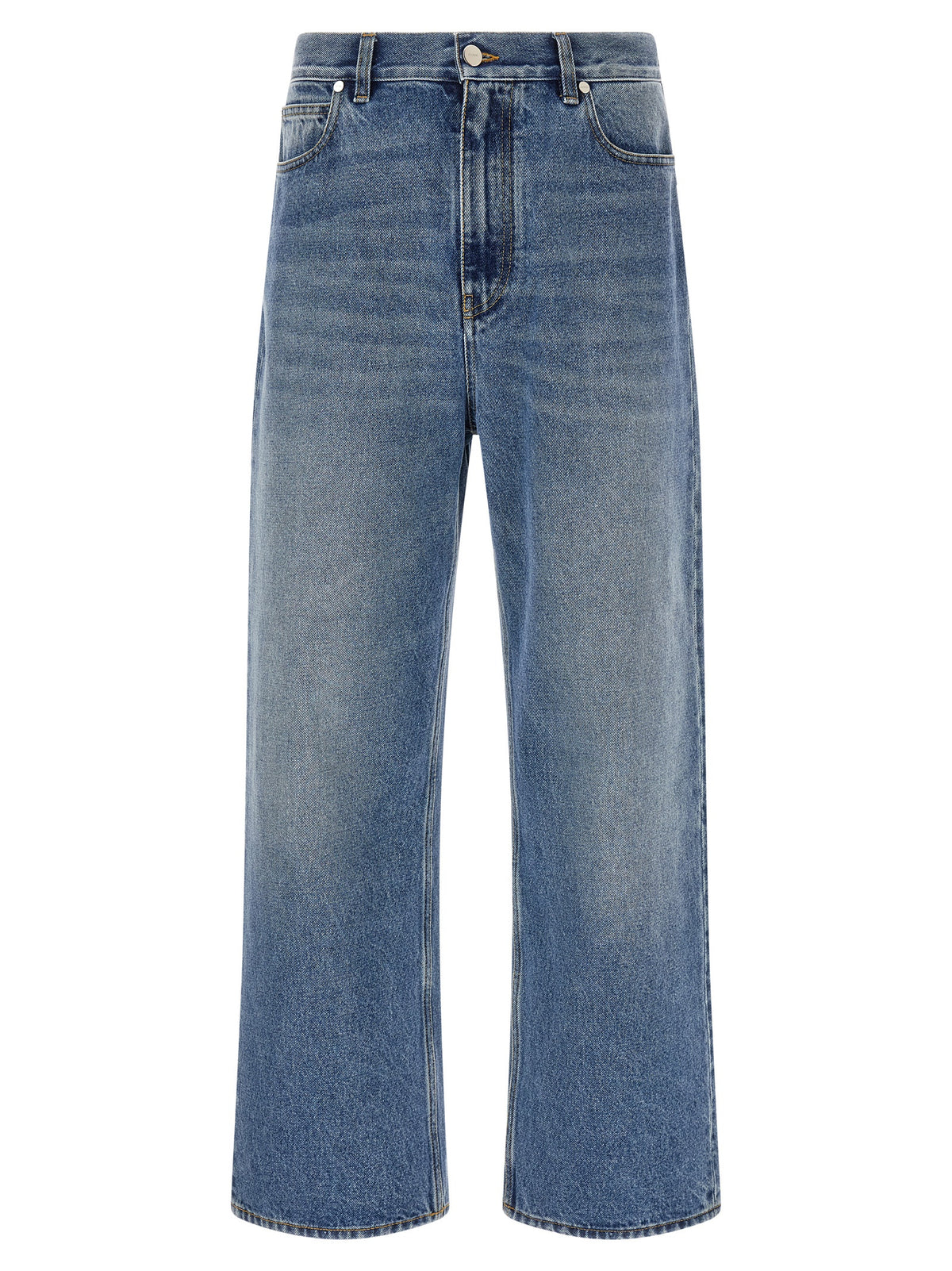 Fendi Relaxed Fit Jeans aus blauer Baumwolle