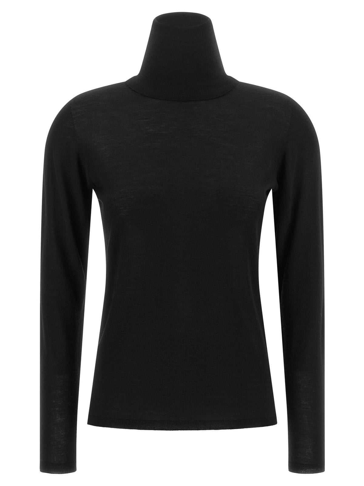 Max Mara Cardigan aus schwarzer Schurwolle
