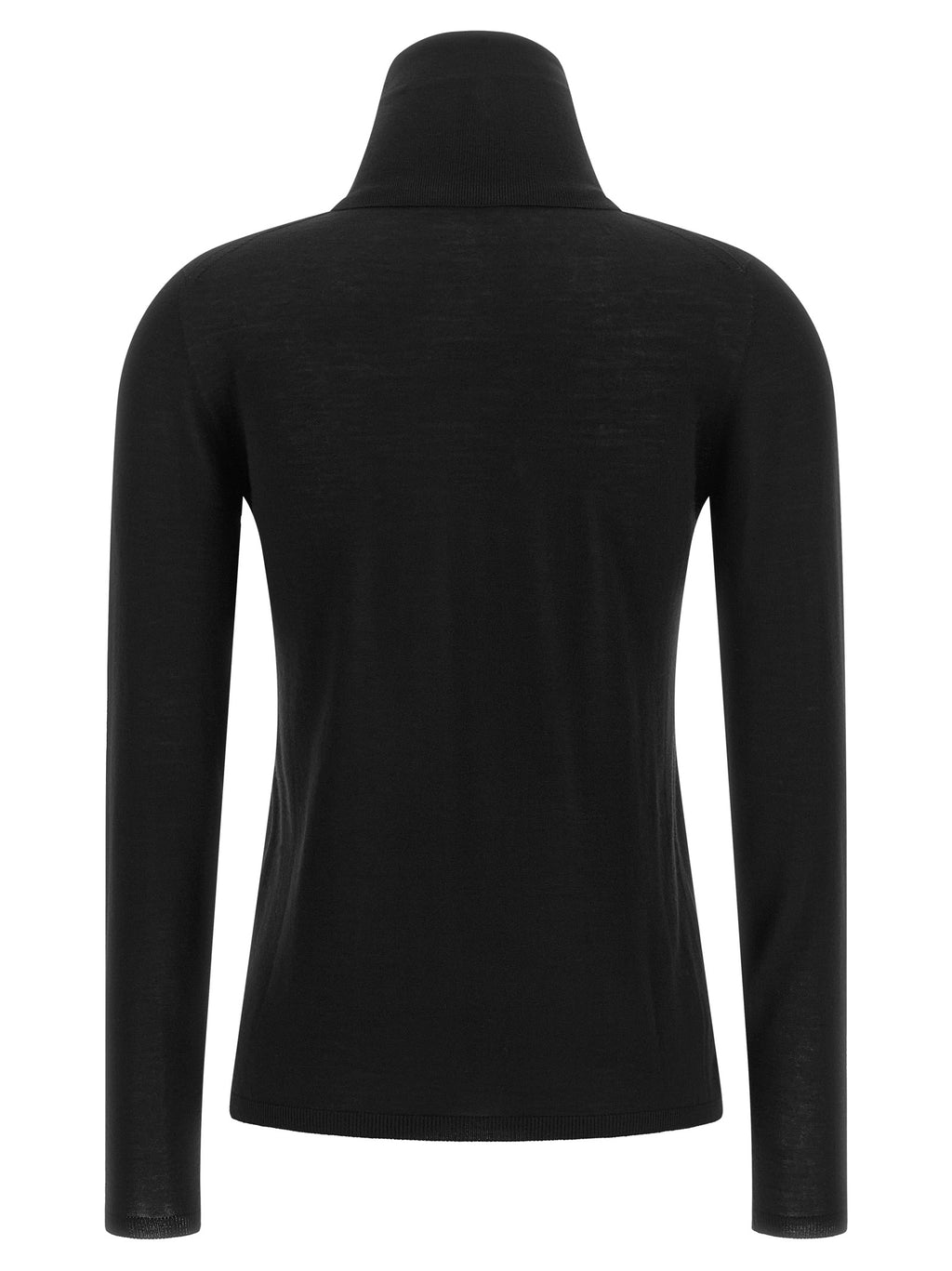 Max Mara Cardigan aus schwarzer Schurwolle