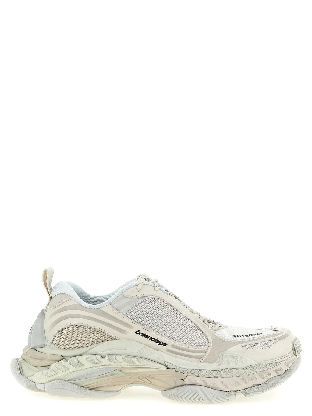 Balenciaga Weiße Polyethylen Athletic Sneakers
