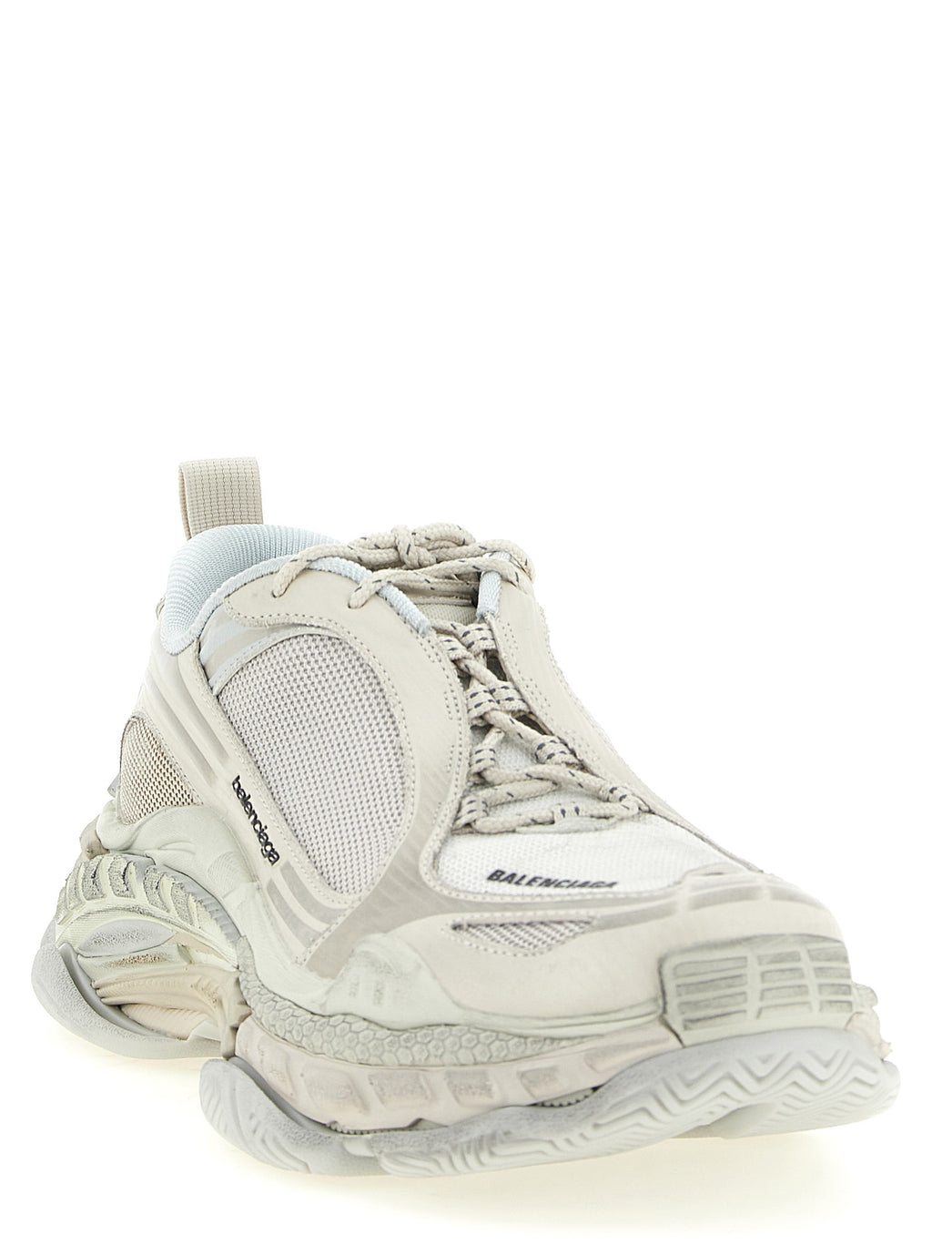 Balenciaga Weiße Polyethylen Athletic Sneakers