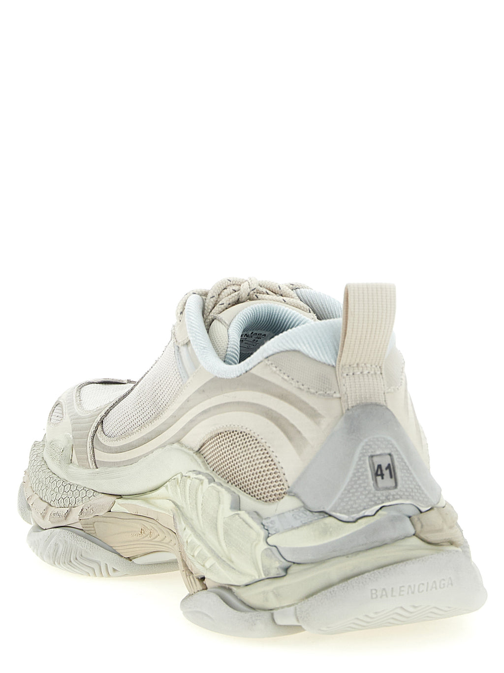 Balenciaga Weiße Polyethylen Athletic Sneakers