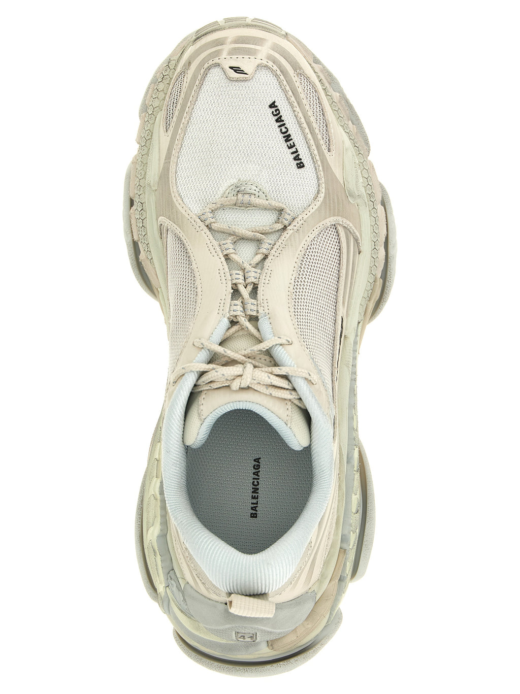 Balenciaga Weiße Polyethylen Athletic Sneakers