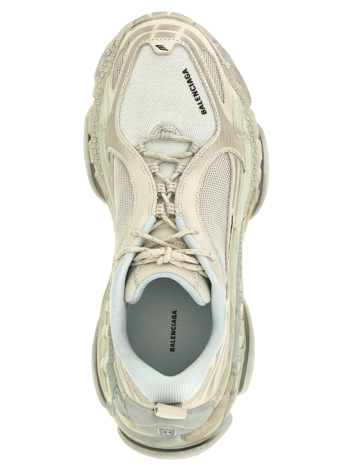 Balenciaga Weiße Polyethylen Athletic Sneakers