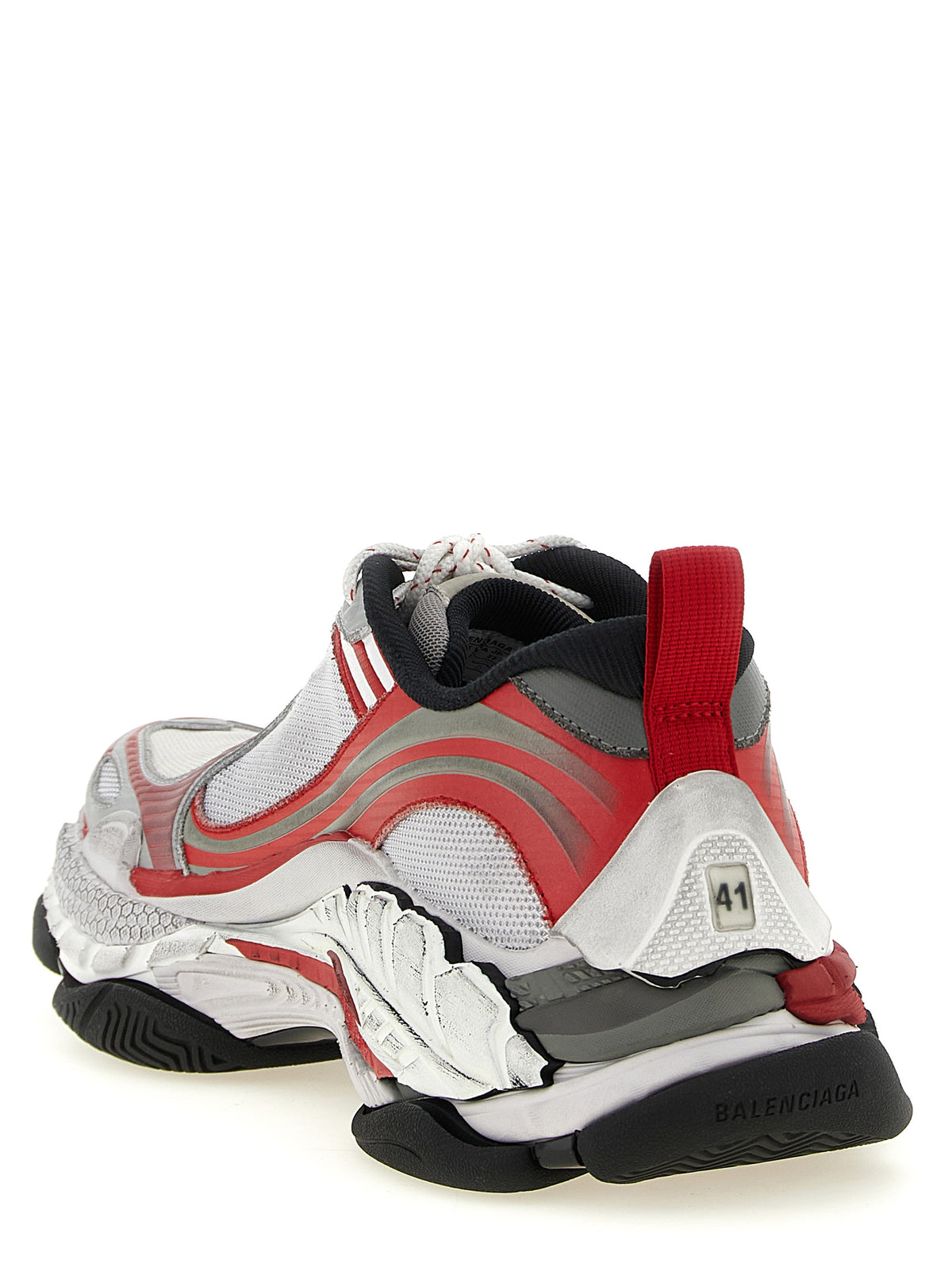 Balenciaga Weiße Polyethylen Athletic Sneakers