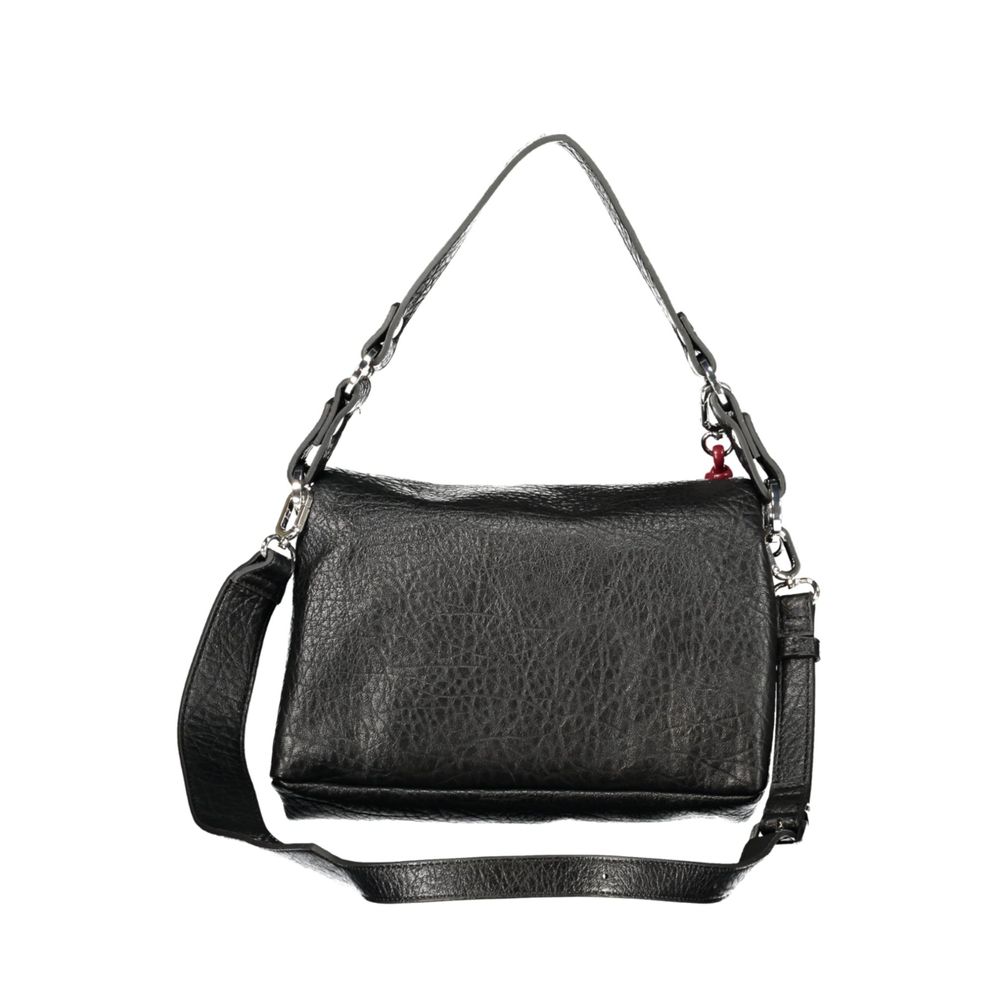 Desigual Schwarze Polyurethan-Damenhandtasche