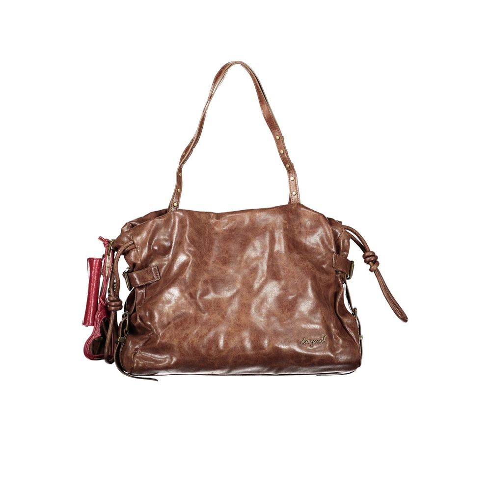 Desigual Damen-Tasche aus braunem Polyurethan
