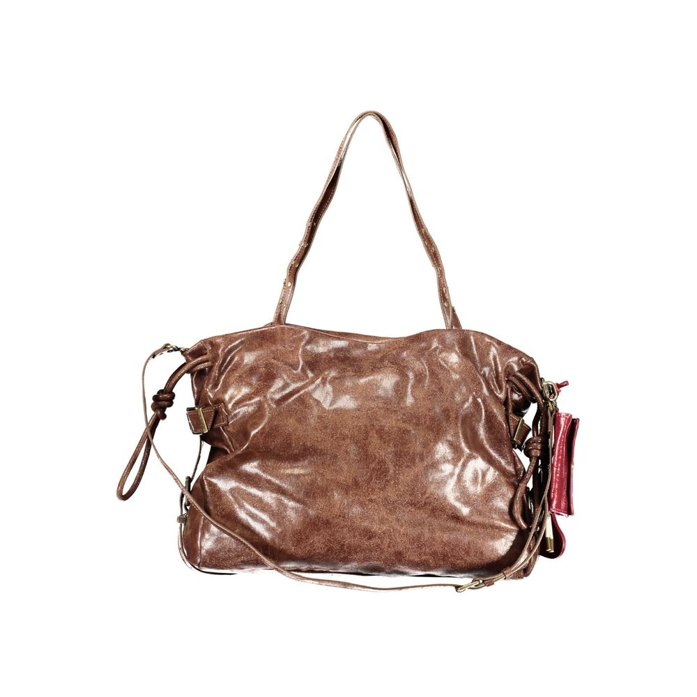 Desigual Damen-Tasche aus braunem Polyurethan