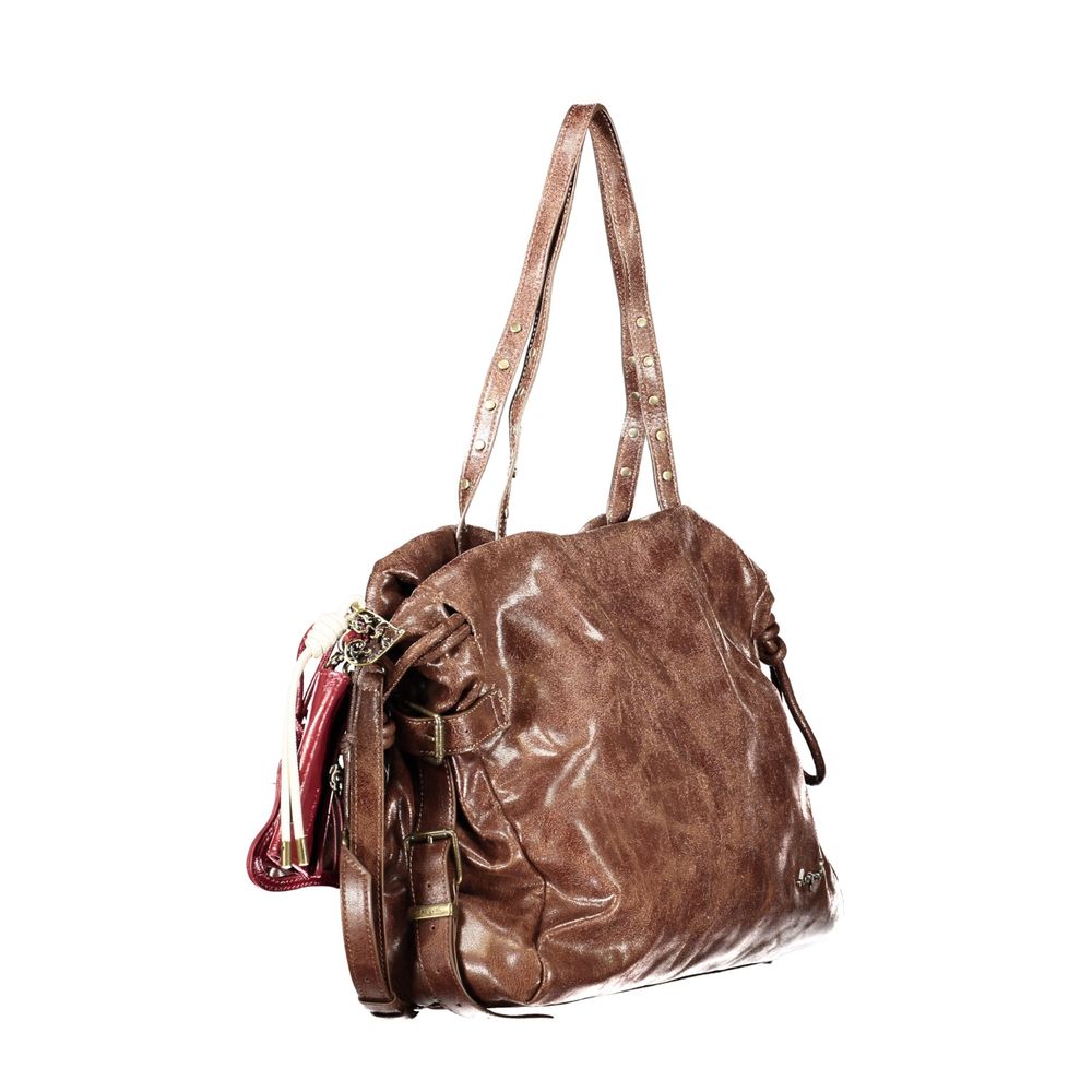 Desigual Damen-Tasche aus braunem Polyurethan