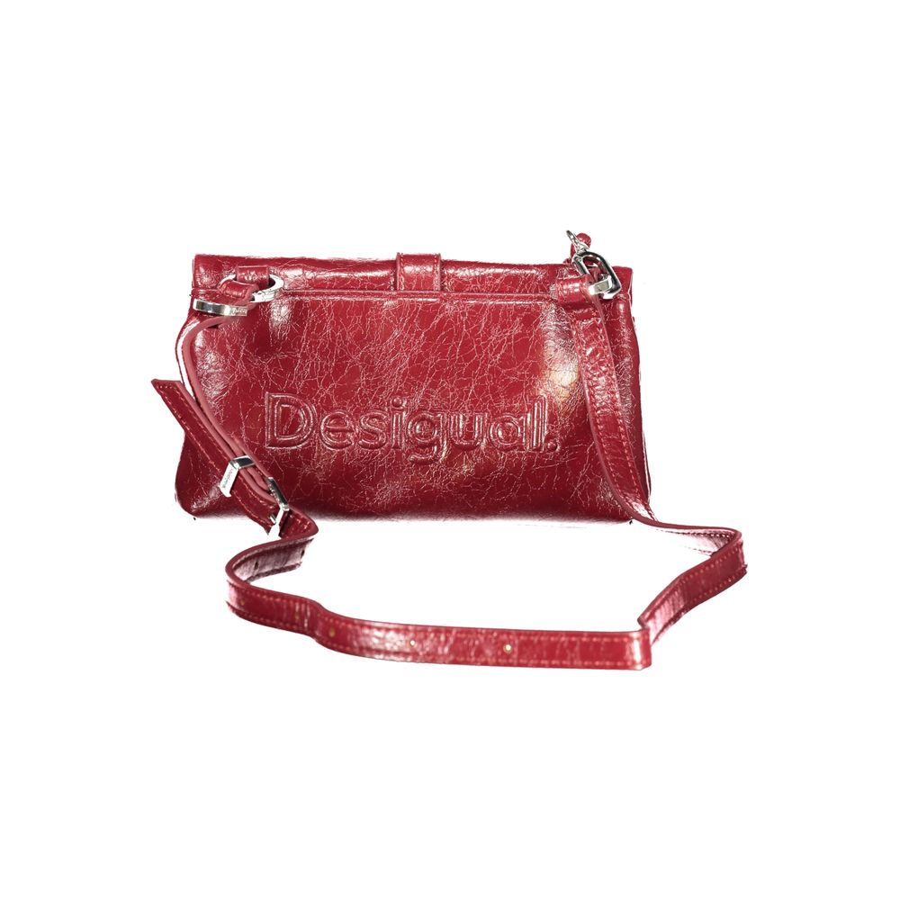 Desigual rote Damentasche aus Polyurethan