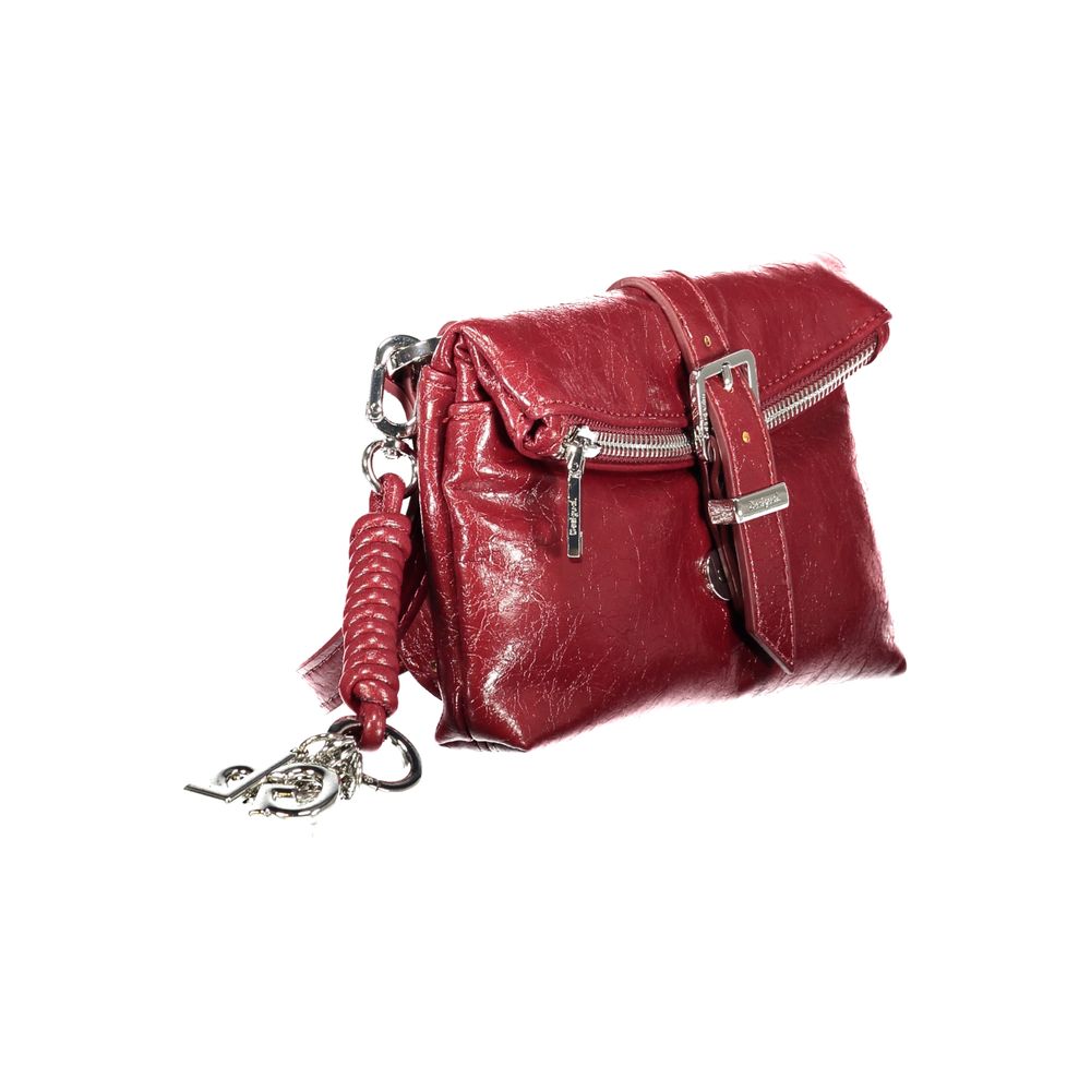 Desigual rote Damentasche aus Polyurethan