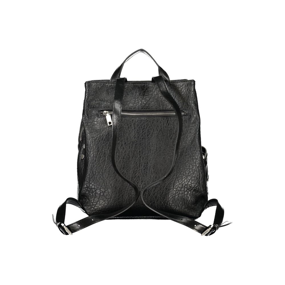 Desigual Damenrucksack aus schwarzem Polyurethan