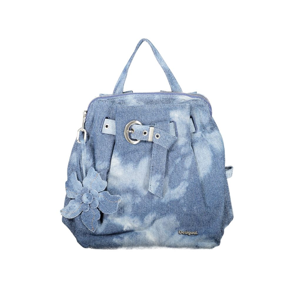 Desigual Damenrucksack aus blauer Baumwolle