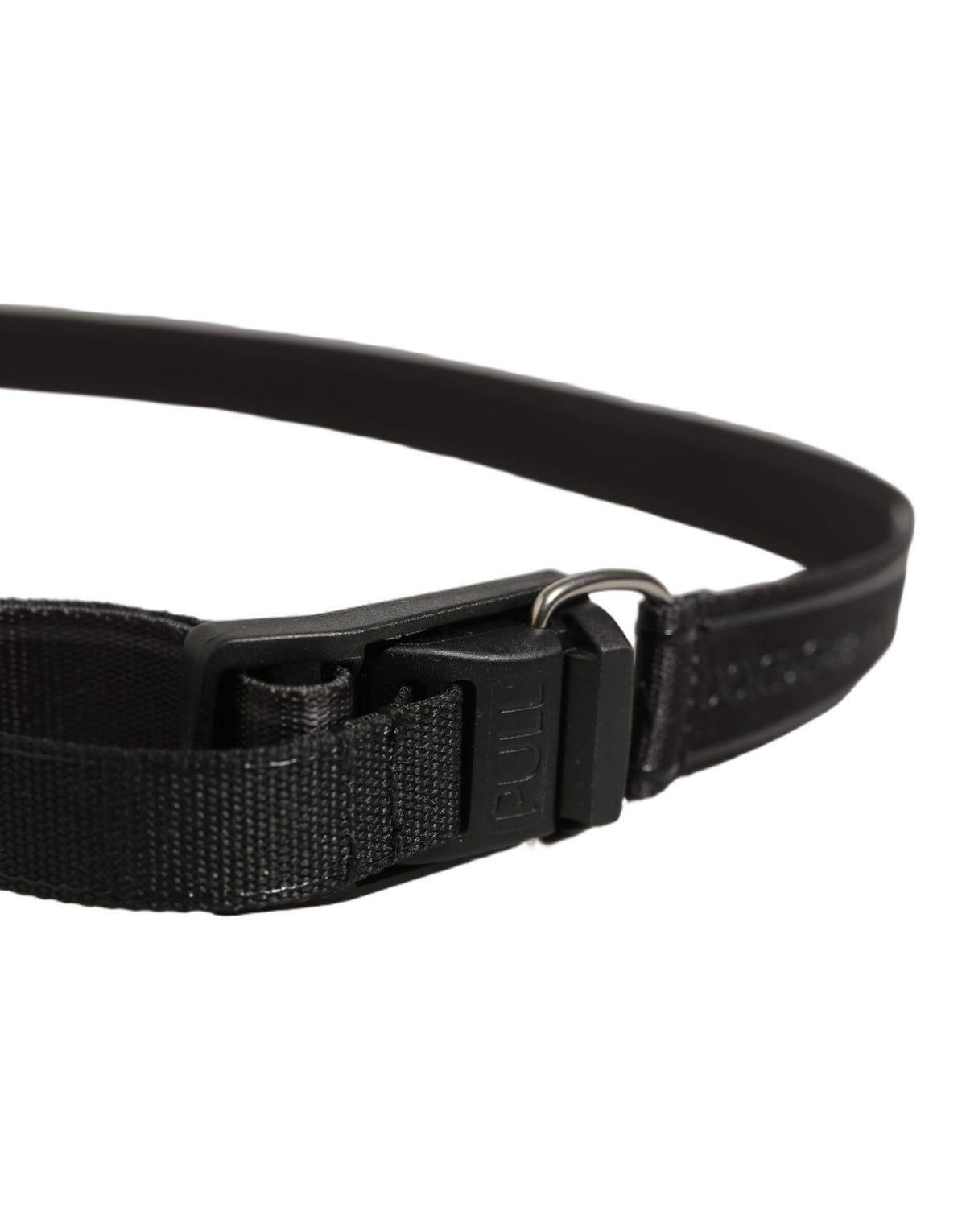 Dolce & Gabbana Herren Gürtel Schwarz Nylon Gurtband Kunststoffschnalle