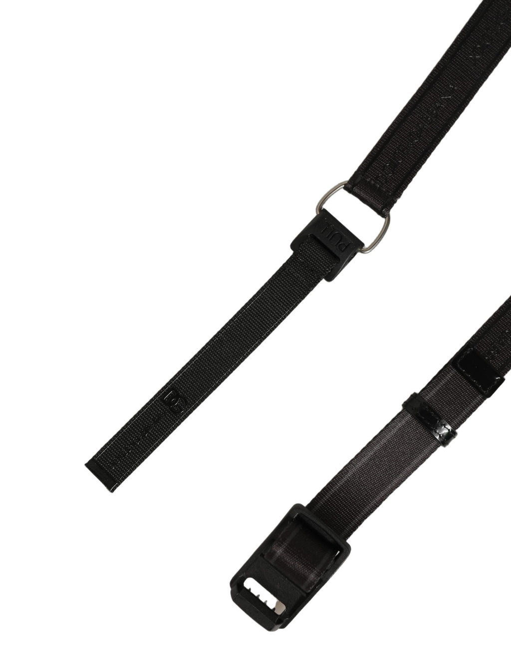 Dolce & Gabbana Herren Gürtel Schwarz Nylon Gurtband Kunststoffschnalle