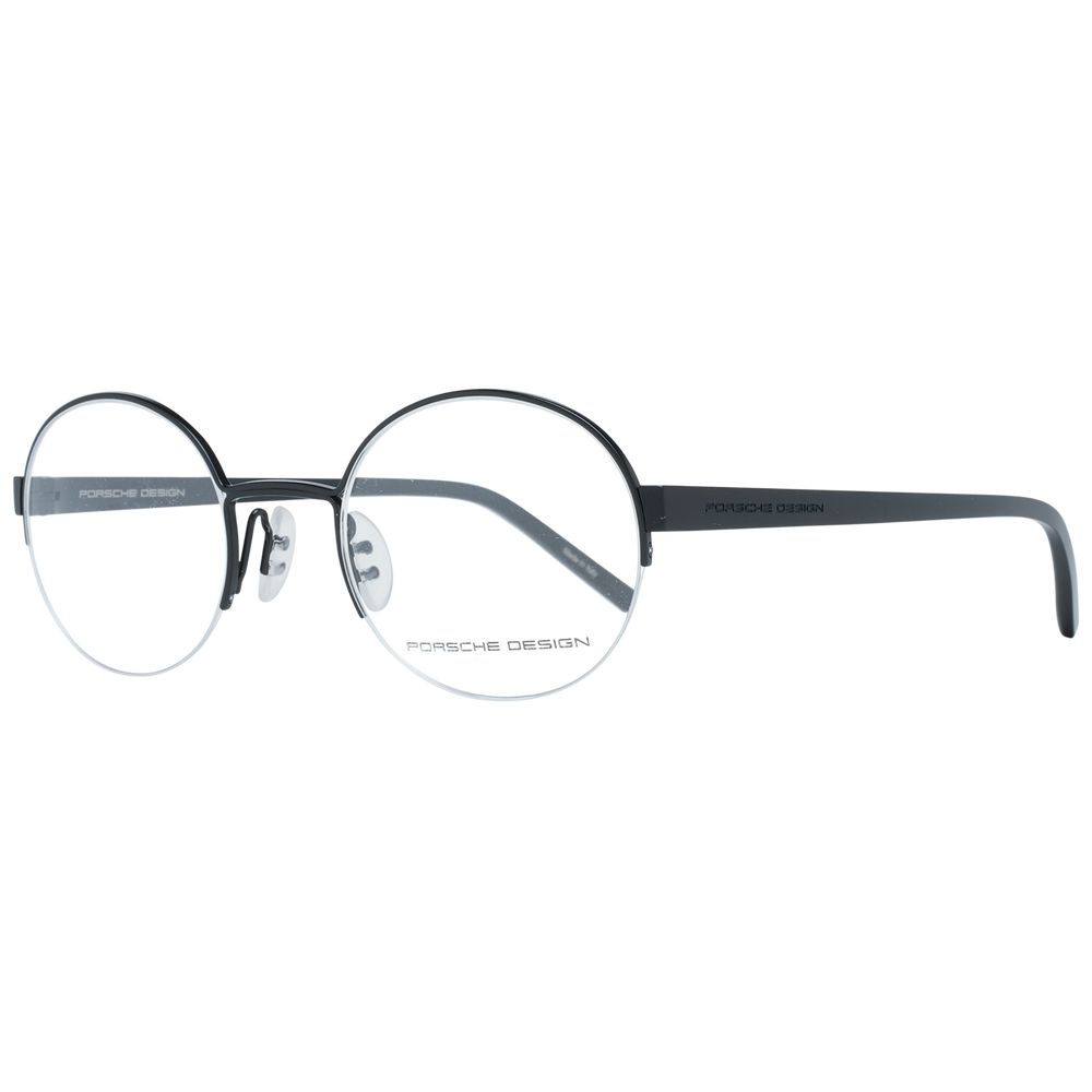 Porsche Design Brille (Gestell) aus schwarzem Metall und Kunststoff