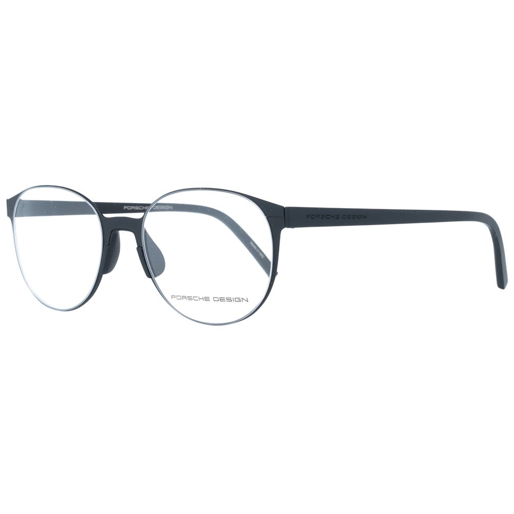Porsche Design Brille (Gestell) aus schwarzem Metall, Edelstahl und Aluminium