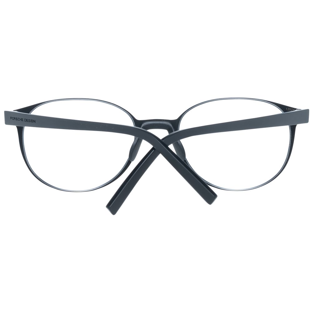 Porsche Design Brille (Gestell) aus schwarzem Metall, Edelstahl und Aluminium