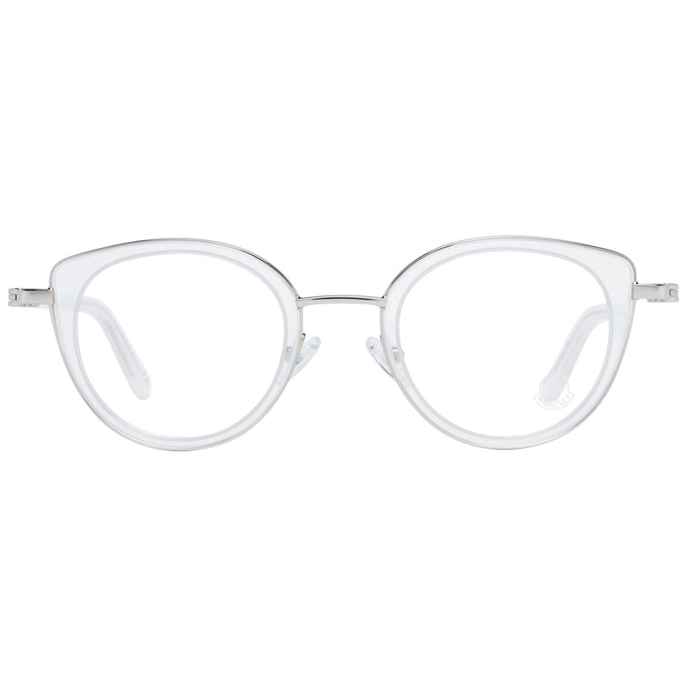 Moncler Weiße Metallbrille (Gestell)